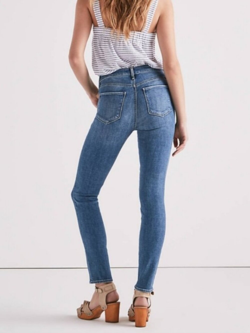 Lucky Brand Hayden Skinny Medium Wash Hi Rise Jeans Sz 6/28 #2495